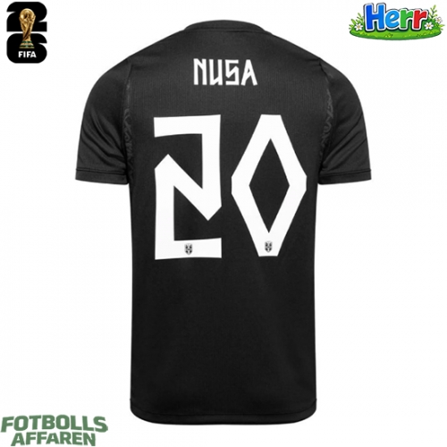 Norge Antonio Nusa #20 Bortatröja VM 2026 Kortärmad